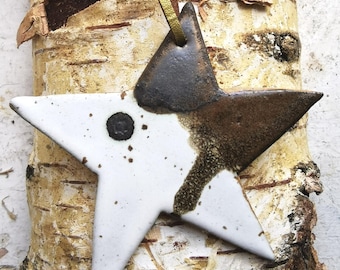 Handmade Ceramic Dancing Star Christmas decoration