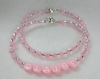 Personalized Kids/Adult Bracelet, Name Bracelet, Toothfairy gift bracelet, Gift for Girls