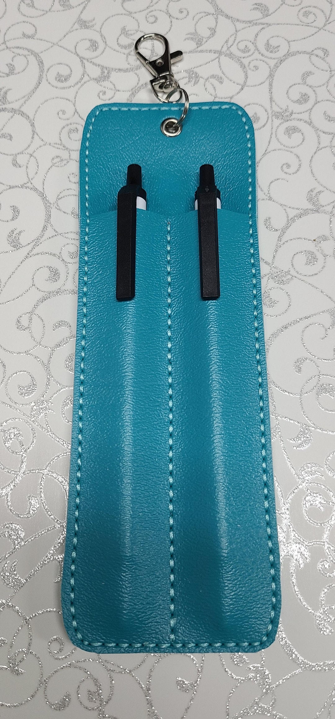 Lanyard Pen Holder, Double Pen Holder, Pen Holder for Lanyard, Backpack