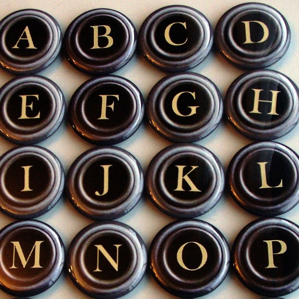 Magnet Alphabet Old Typewriter Font Quantity Discounts Available