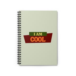 Cool Quote Spiral Notebook, Motivational Journal, Back to School Supplies, Gift for Teens, Note-taking, Creative Writing