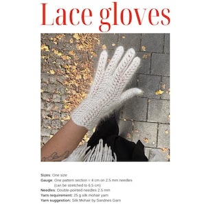 Guantes de encaje - Inglés