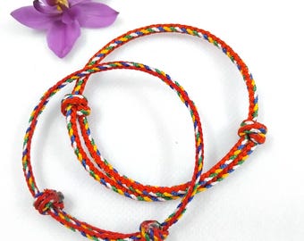Handmade Tibetan Red Bracelet | Kabbalah Lucky Cord | Yoga & Meditation Bracelet | Couple Gift | Comes with Gift Box