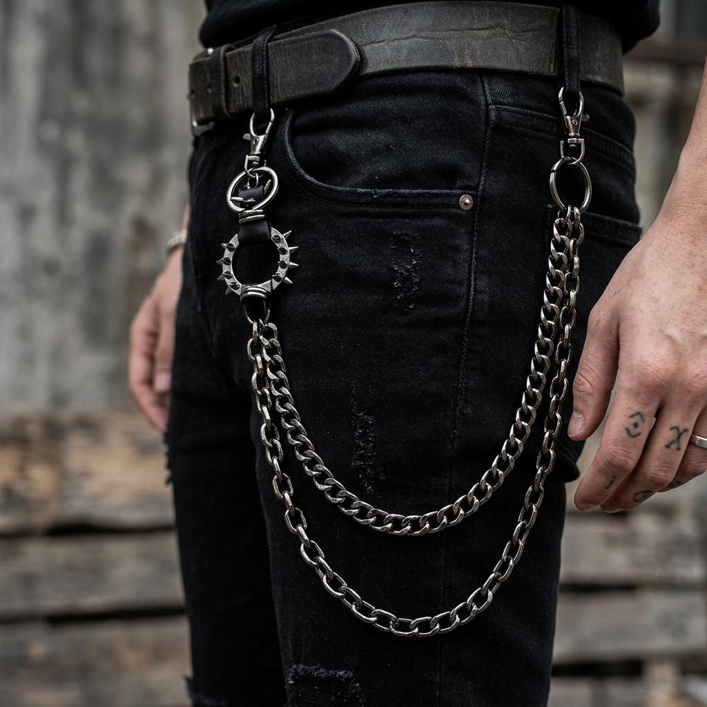 小物 Y2K roar Wallet chain Y2k Wallet Chain - Etsy