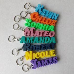 Llavero personalizado con nombre (archivo STL) / Regalo personalizado / Descarga digital