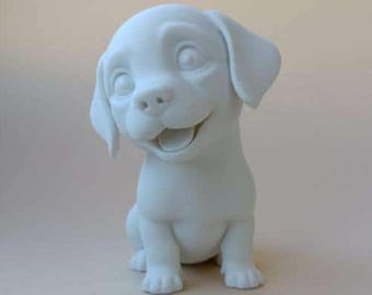 Labrador STL - Hundskulptur - Digital nedladdning