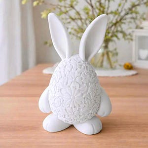 Bunny STL – Easter STL 3MF Files - Digital Download image 3