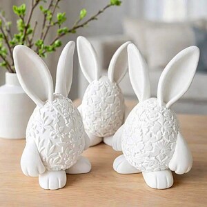 Bunny STL – Easter STL 3MF Files - Digital Download image 2