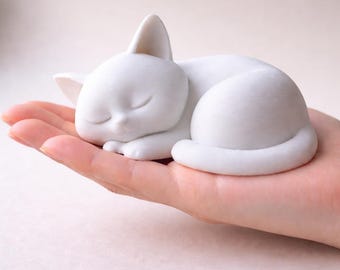 Modelo digital para impresión 3D de gato (STL 3MF) - Descarga digital