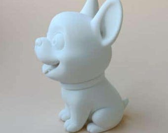 フレンチブルドッグの3D STLファイル - CNC、3Dプリント、レーザー彫刻