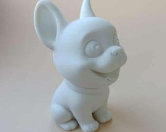 Modelo 3D de bulldog francés – Figura para amantes de los perros (archivo STL)