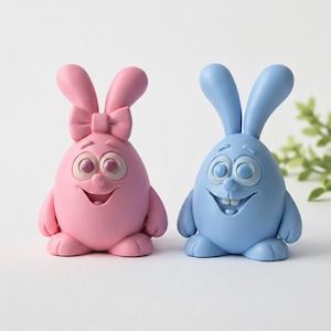 Easter Bunny 3D Print Files – Rabbit STL, 3MF (Digital Download)