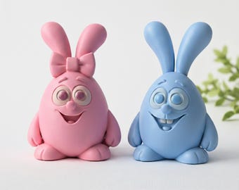 Easter Bunny 3D Print Files – Rabbit STL, 3MF (Digital Download)