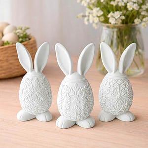 Bunny Egg STL Files, 3D Printable Easter Decor (Digital Download)