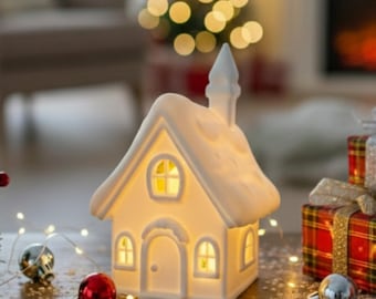 Christmas House Candle Holder STL | 3D LED Village (Digital Download)