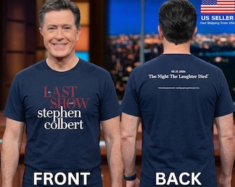 The Last Show with Stephen Colbert 2026 T-Shirt, Late Night Comedy Tee, Fan Shirt
