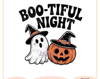 Clipart PNG citrouille et fantôme d'Halloween : conception de chapeau de sorcière fantasmagorique (téléchargement numérique)