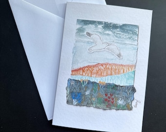 Seagull, greeting card for all occasions