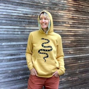 Mustard Hoodie Etsy