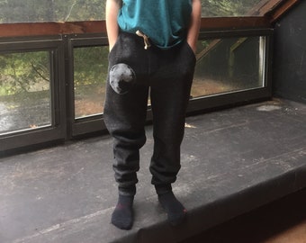 Moon Sweatpants, Cozy Kids Joggers for Sports and School