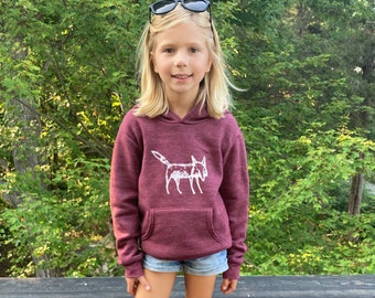 Fox Sweatshirt, Back to School, Cozy Kids, Gift for a Little One, Little Sister Gift, Little Brother Gift