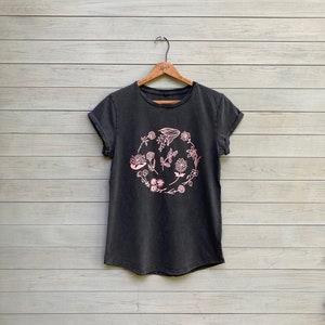 Organic Cotton Birthday Flower Tee: Gardener Gift