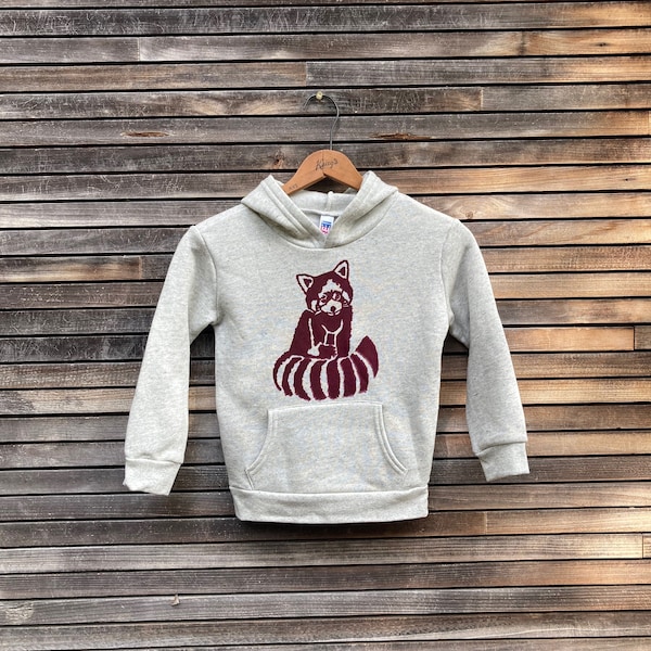 Red Panda Hoodie, Kids Hoodie, Christmas Gift, Cozy Hoodie