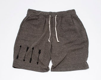 Arrow Shorts, Men's Shorts, Yoga Shorts, Workout Shorts, Gift for a Guy, S,M,L,XL