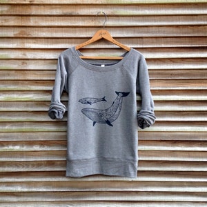 me and mama Whale Sweatshirt, Gift for Mom, Whale Gift, Cute Sweatshirt, Yoga Top, New Mom, Baby Shower, Blue Whale