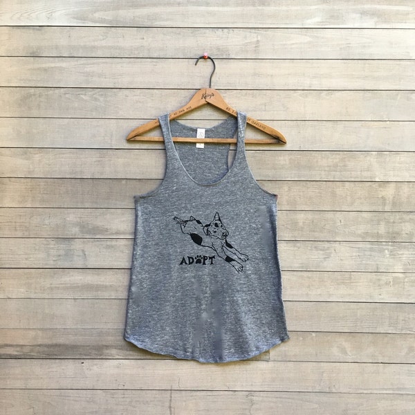 Adopta una camisa para perros, camiseta sin mangas de yoga, S,M,L,XL