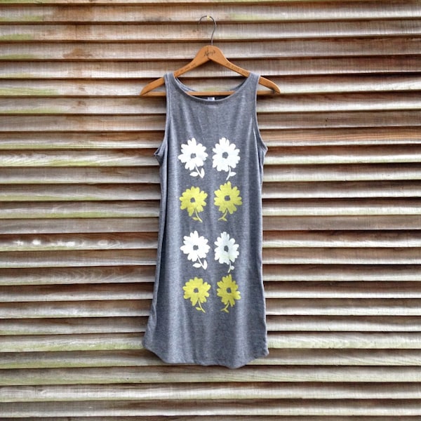 Farmer's Market Dress, Daisy Dress, Mother's Day Gift, Floral Dress, Summer Dress, S,M,L,XL