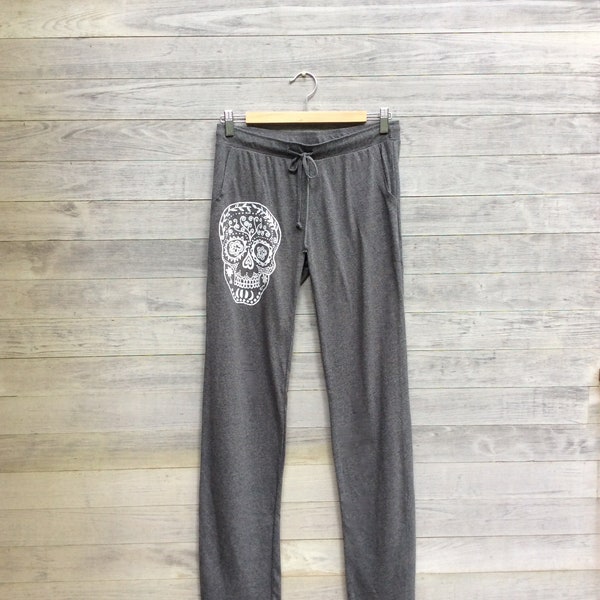 Skull Pants Etsy
