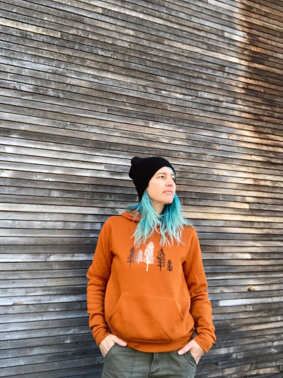 Burnt orange online hoodie