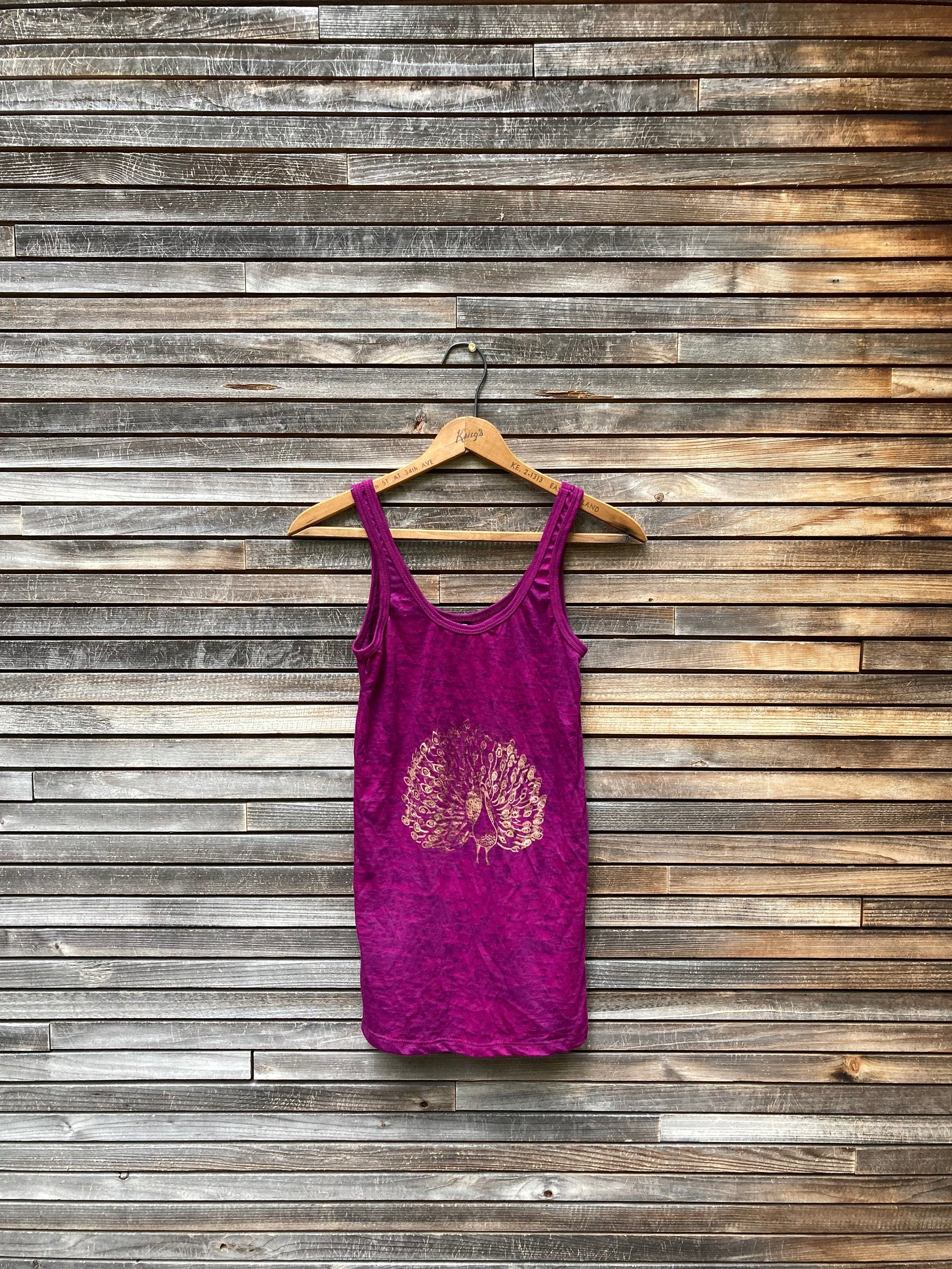 FINAL SALE Peacock Tank Top, Size XS/S