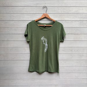T-shirt écureuil en bambou + coton biologique, super confortable et extensible pour l&#39;été
