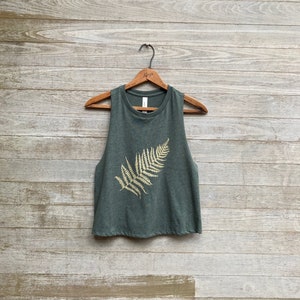 Regata Fern, Crop Top, Top Festival, Regata de Treino, Top de Jardinagem
