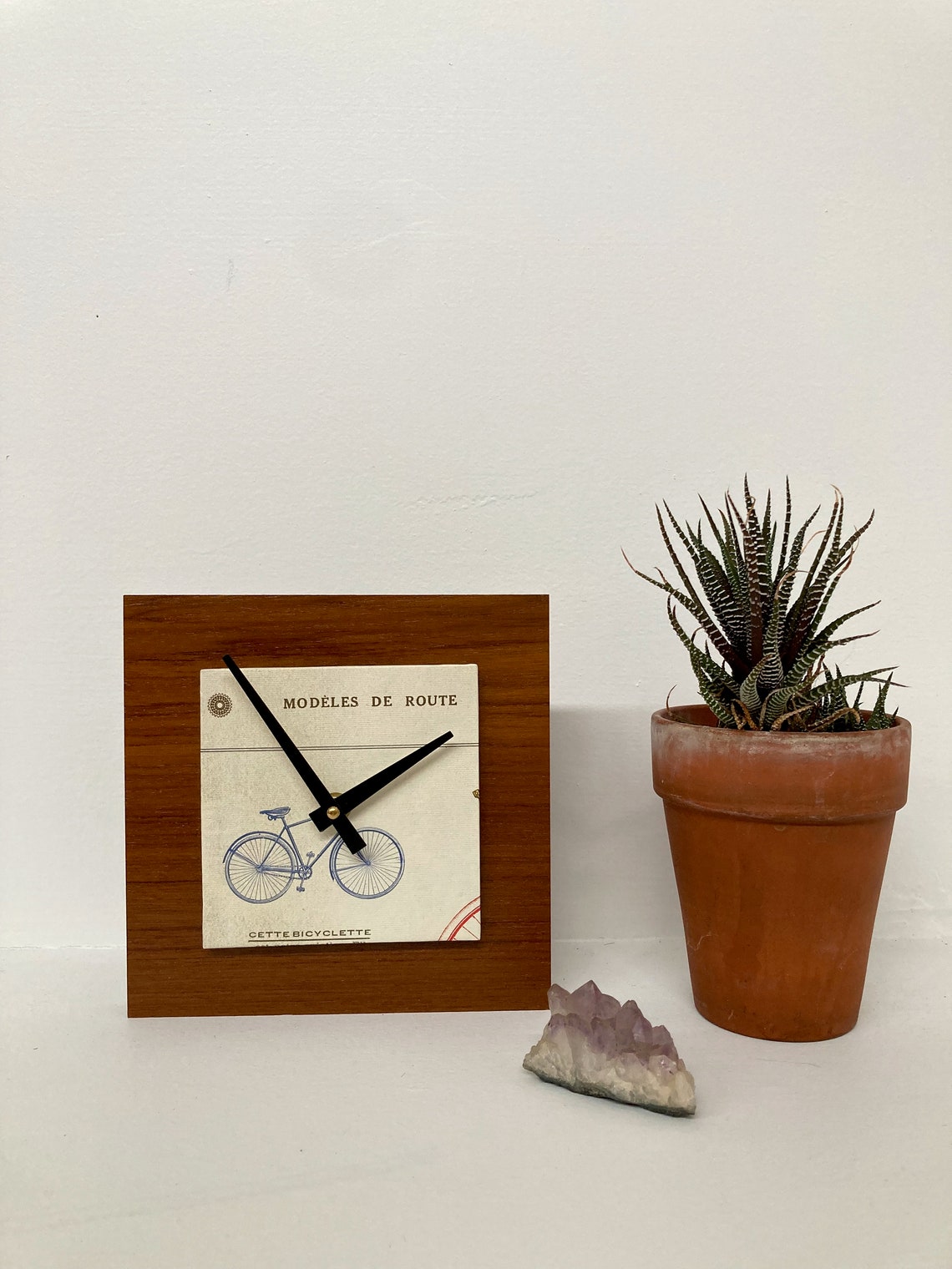 Bicycle Clock Reclaimed Wood Clock Modern Decor Unique Bike | Etsy