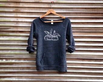 Bestie bunnies Sweatshirt, Rabbit Shirt, Bunny Sweater, Rabbit Gift, Bestie Gift, Girlfriend Gift, XS-2XL