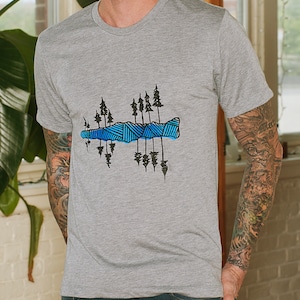 Lake Tahoe Tshirt, Camping Shirt, Hiking Tee, S,M,L,XL,XXL