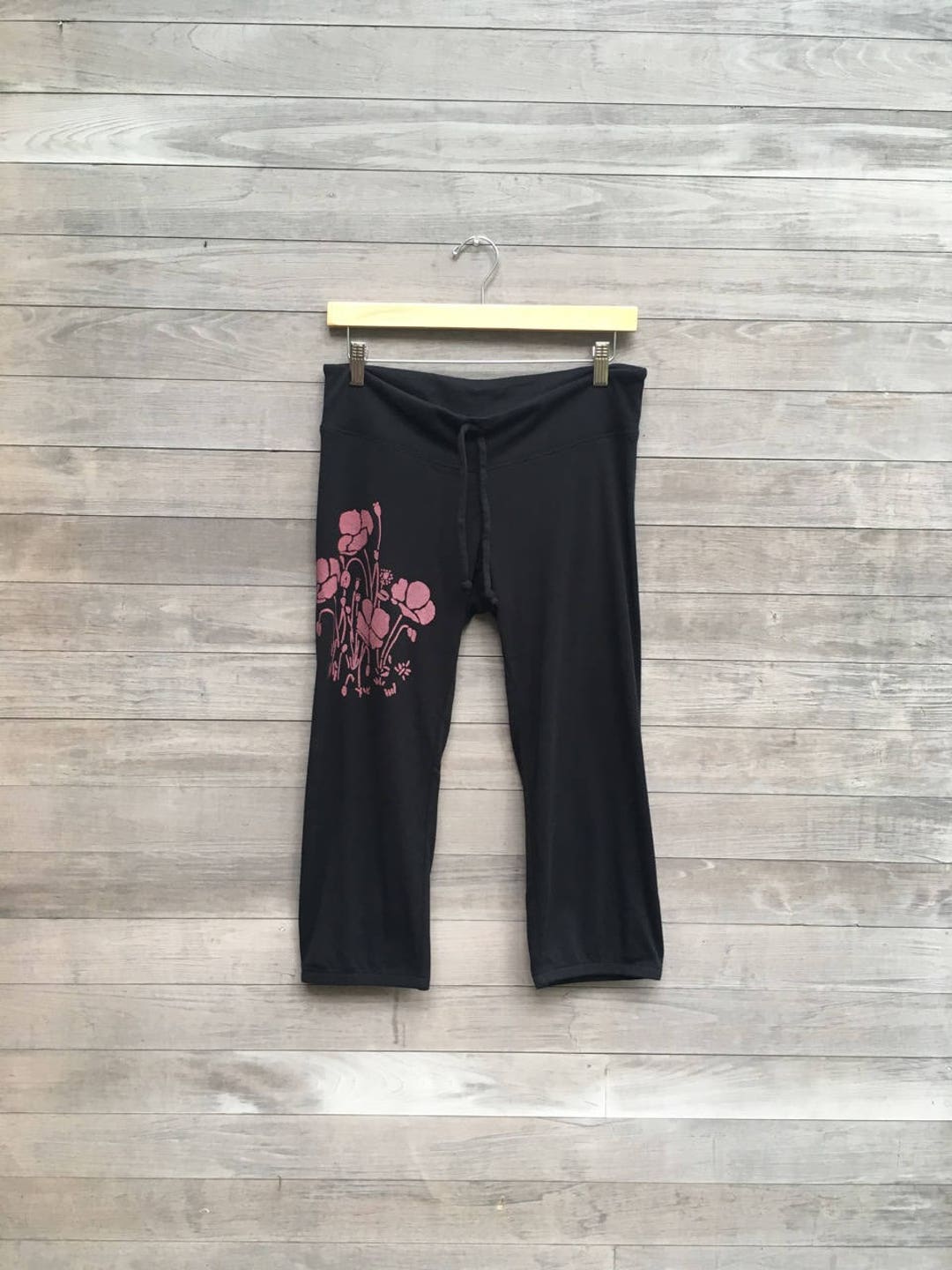 Can't Wait for Spring Poppies Cropped Lounge Pants in - Etsy