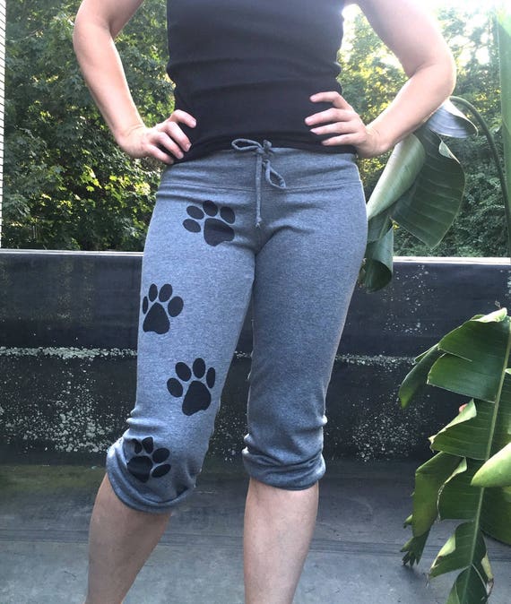 Paw print pants top