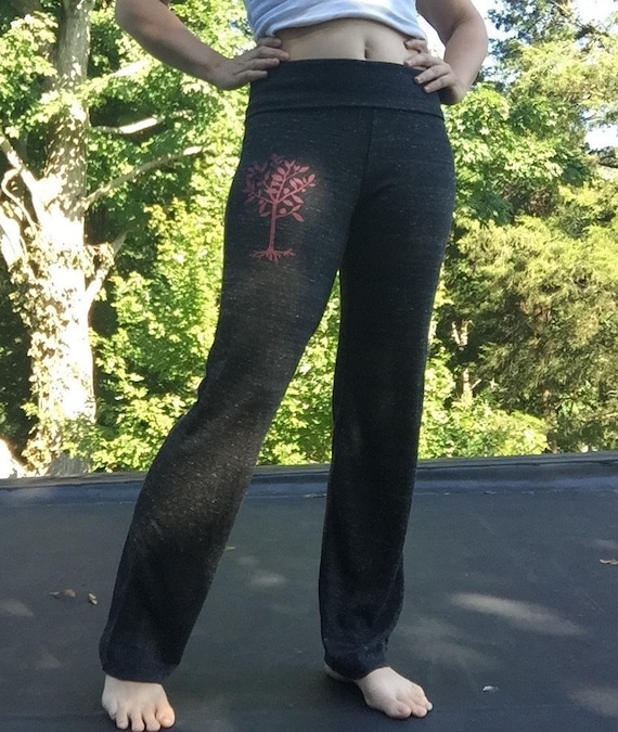 Little Seedling Tree Long Yoga Pants, Gift for a Yogi, Lounge Pants, Comfy  Pants, Vacation Pants, Lightweight Pants 