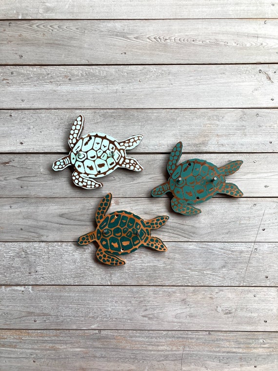 Sea turtle wall hooks hotsell