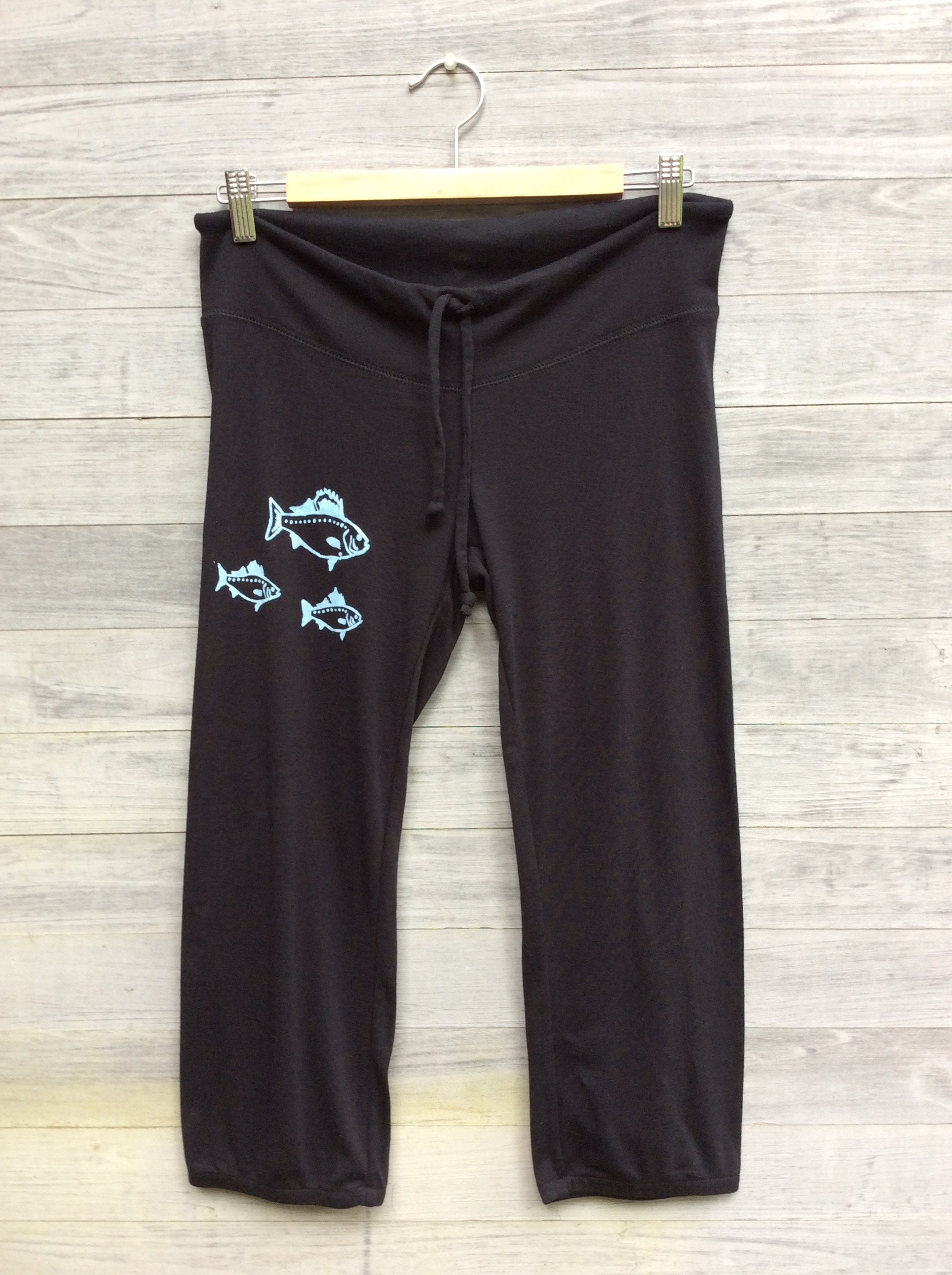 Gone Fishing Cropped Pants Yoga Pants 