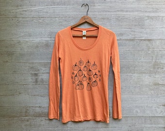 Pumpkin Patch Tee, Orange Tee, Halloween Tee