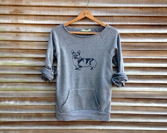 let me think on it Corgi Shirt, Gift for a Corgi Lover or Dog Lover, Cozy Sweatshirt