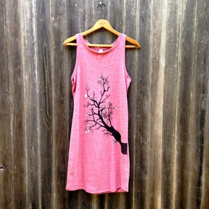 Cherry Blossom Dress, Summer Dress, Tank Dress, S,M,L,XL image 2