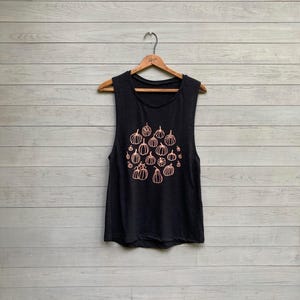 Pumpkin Patch Tank Top, Halloween Shirt, Yoga Tank