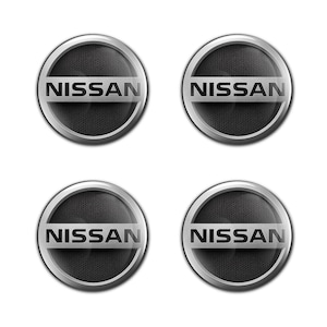 Nissan Stickers Rim Decals Domed 4pc Glossy Logo Wheel Center Cap Set Epoxy Resin Silicon Emblem Hub Badge Car accessories Adhesive Birthdat