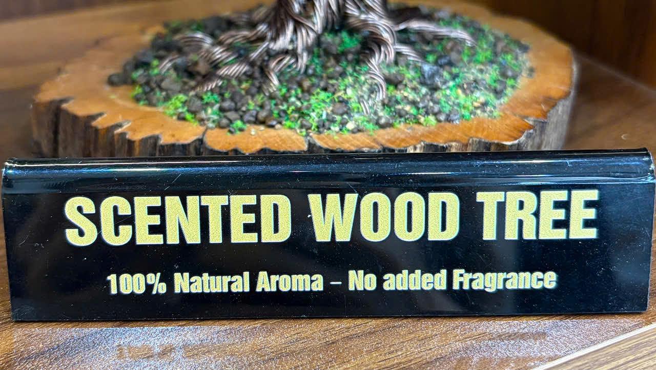 Scented Wood Tree Bonsai Sculpture: Handmade Tree of Life Art - Etsy